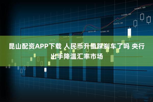 昆山配资APP下载 人民币升值踩刹车了吗 央行出手降温汇率市场